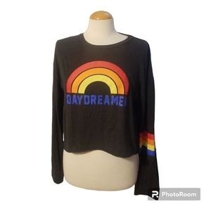 EUC Daydreamer Long Sleeve Crop Top Tee